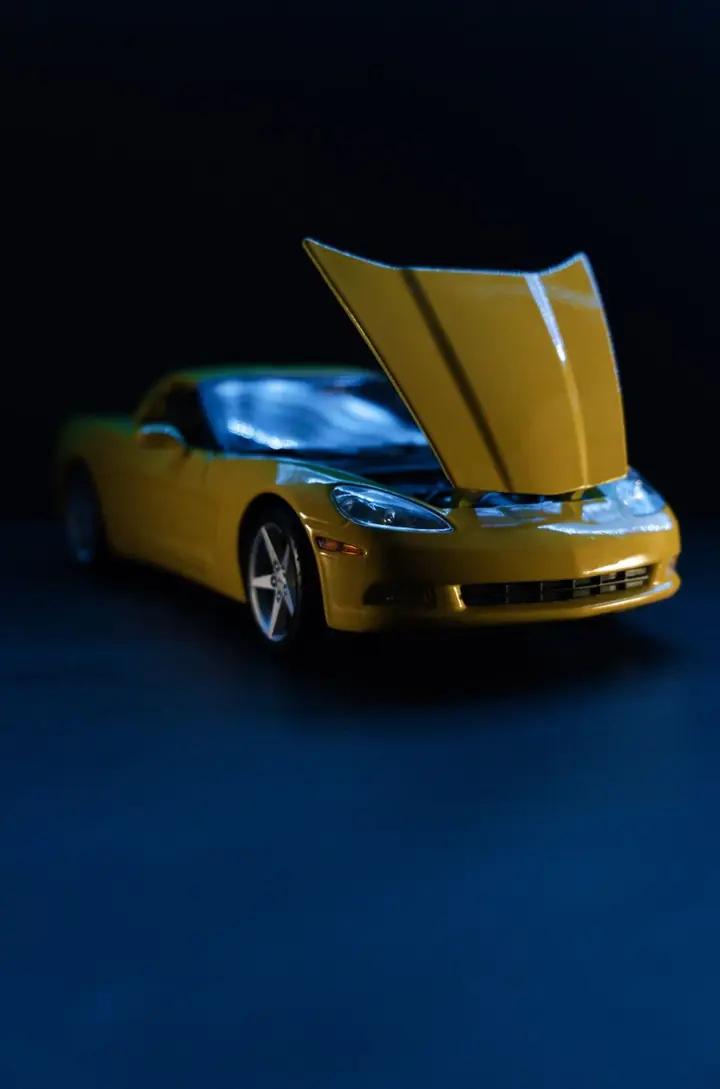 Chevrolet Corvette a escala 1:18, foto 2