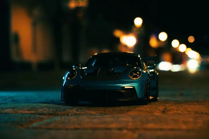 Porsche 911 GT3 RS a escala 1:18, foto 6